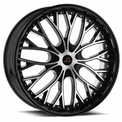 CLV-33 - 6x135/6x139.7, Gloss Black & Machined, 15, 26, 6, 9.5