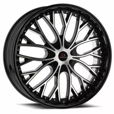 CLV-33 - 6x135/6x139.7, Gloss Black & Machined, 15, 26, 6, 9.5