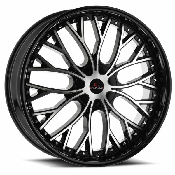 CLV-33 - 6x135/6x139.7, Gloss Black & Machined, 15, 26, 6, 9.5