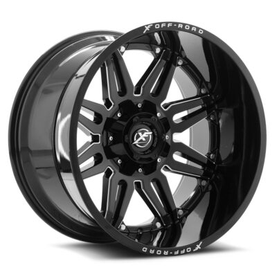 XF-204 - BLANK (180), Gloss Black & Milled, -76, 24, B, 14