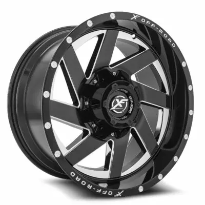 XF-205 - 5x127/5x139.7, Gloss Black & Milled, 0, 20, 5, 9