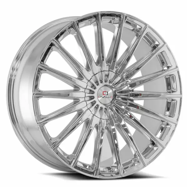 CLV-34 - 6x135/6x139.7, Chrome, 25, 26, 6, 9.5