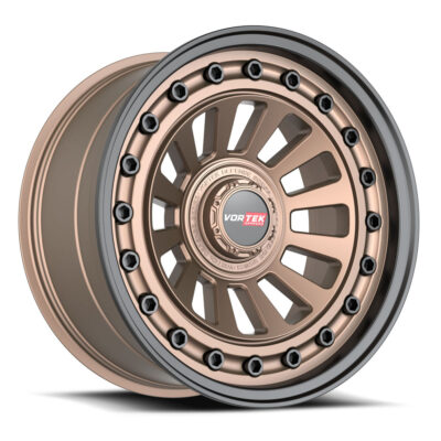 VRD-702 - Blank 8x, Matte Bronze Black Bolts / Lip, -12, 20, B, 9.5