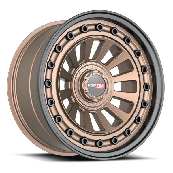 VRD-702 - Blank 8x, Matte Bronze Black Bolts / Lip, -12, 20, B, 9.5