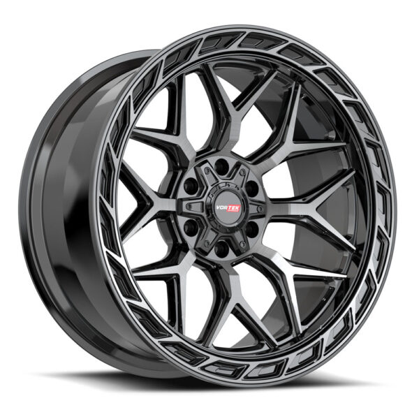 VRP-504 - Blank, Black Diamond Cut W/ Dark Tint, -18, 22, B, 10